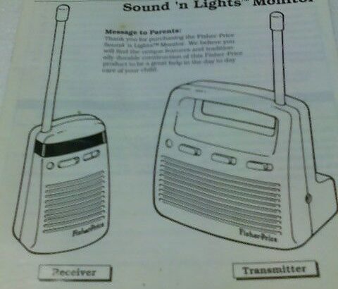 Fisher Price Sound n’Lights Baby Monitor