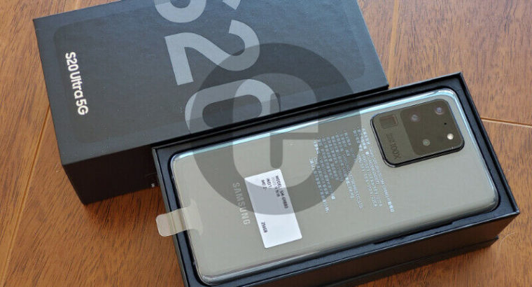 Brand New Samsung Galaxy S20 Ultra 5G 128/256GB Dual SIM