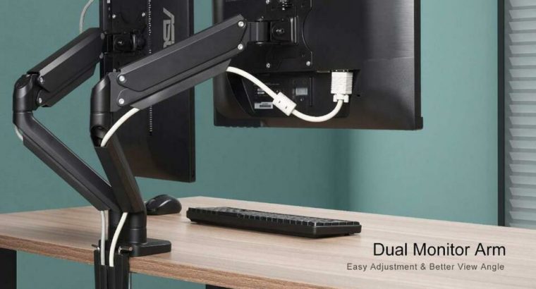 BestBuy 50% OFF | Dual Monitor Arms by MotionGrey with Quick Release Feature | $74.99 for Dual Monitors |