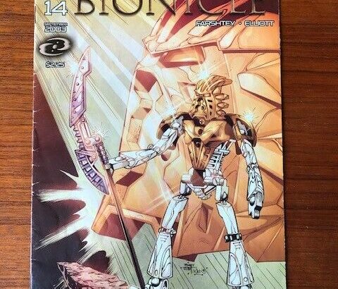 7 DC Comic Books – Bionicle Metru Nui Series – Lego