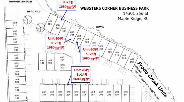 Small affordable M-2 warehouses for sale NE Maple Ridge