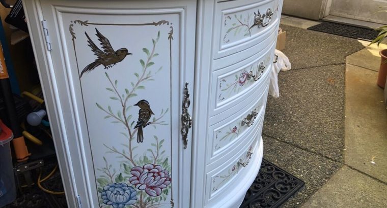 Hand painted console table