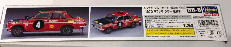 Hasegawa 1/24 Nissan Bluebird 1600 SSS 1970 East African Safari