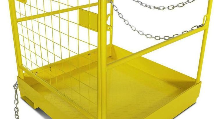 Titan Forklift Safety Cage, Collapsible Work Platform, Steel Basket, 36” x 36” – BRAND NEW – FREE SHIPPING