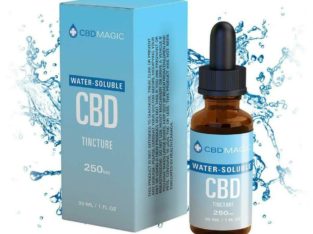 Water Soluble CBD Tincture 250mg (30 ml Bottle) – Mix With A Drink or Water – Made In Toronto! – Highest Quality !!!