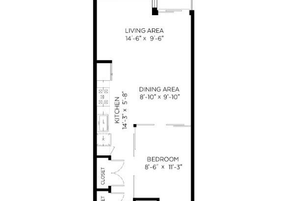 DISCOUNTED! Mint, 1bed/1bath ($1700 FIRST 3 MONTHS)