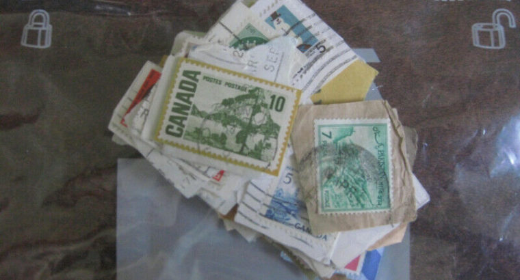 Sorted bags of postage stamps – NO DOUBLES