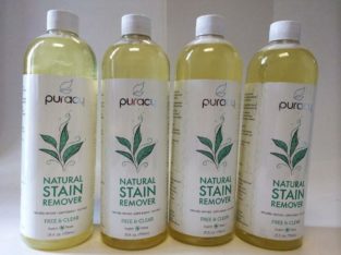 New, Puracy Natural Stain Remover, Free & Clear, 25 fl oz (739 ml)