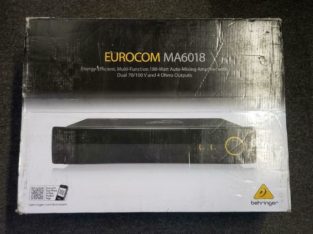 Behringer Eurocom MA6018 Auto Mixing Amplifier Open Box **LIKE NEW** Musique RED ONE Music