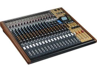 Tascam Model 24 Multi-Track Live Recording Console – Intergrated USB Audio – Red One Music