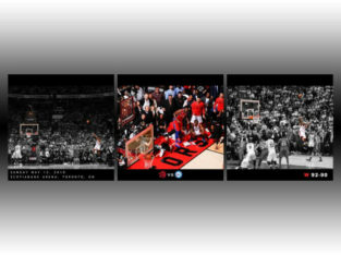 Kawhi Leonard – Toronto Raptors – The Shot – 3 Panel Frame