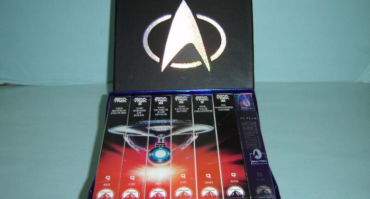 Star Trek VHS Collection $30 Boxed Set 1996 by Paramount Pictur
