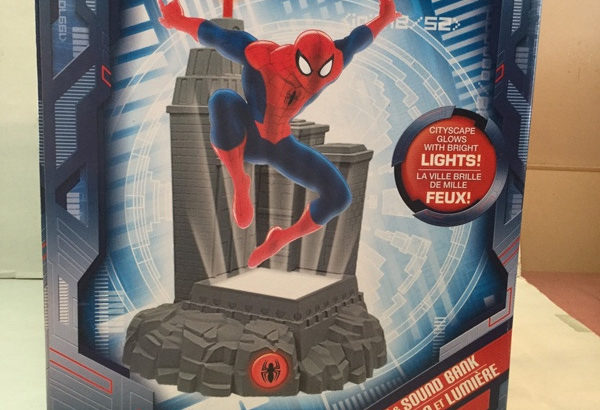 Marvel Ultimate Spiderman Electronic Talking Bank – $40