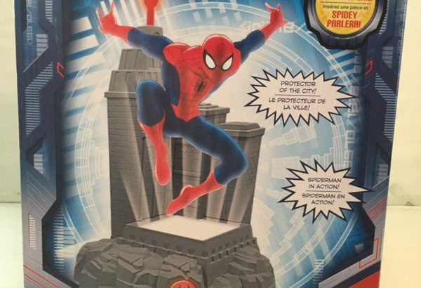 Marvel Ultimate Spiderman Electronic Talking Bank – $40