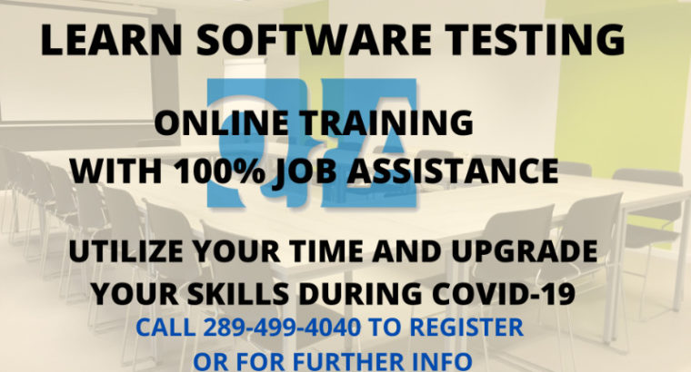 BEGIN YOUR IT CAREER AS SOFTWARE TESTER/ JOB ORIENTED PROGRAM