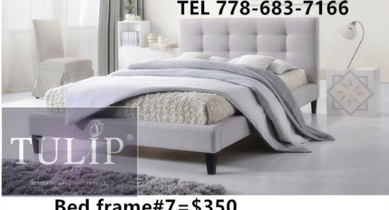 TULIP BRAND NEW~FASHION STYLE BED IN FARBIC~VALUE AND QUALITY