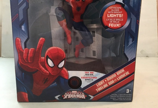 Marvel Ultimate Spiderman Electronic Talking Bank – $40