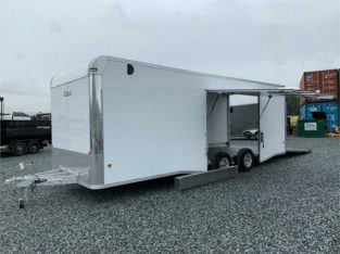 NEW 8 1/2×24 ALUMINUM ENCLOSED RACE CAR TRAILER 10,000lb