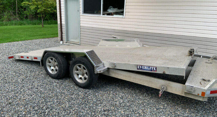 2013 Everlite car hauler tilt trailer