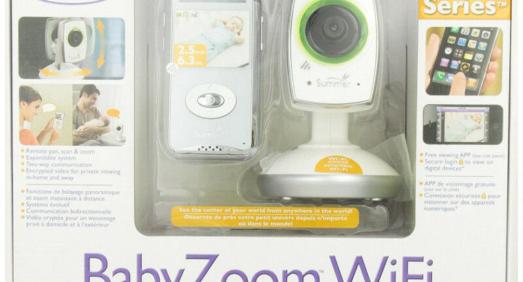 ”Summer Infant” BABY ZOOM WIFI MONITOR – NEW IN BOX