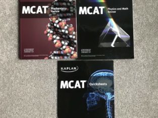 MCAT BOOKS – Kaplan, ExamCrackers, Princeton Review, Berkeley