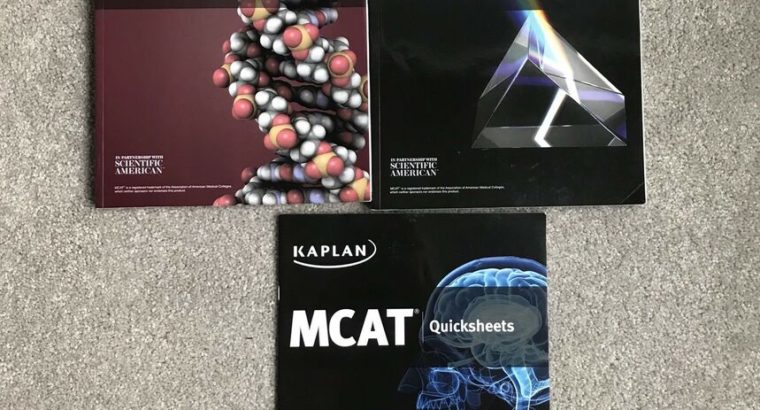 MCAT BOOKS – Kaplan, ExamCrackers, Princeton Review, Berkeley