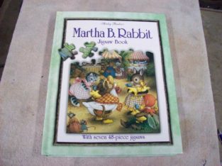 MARTHA B RABBIT JIGSAW PUZZLE BOOK