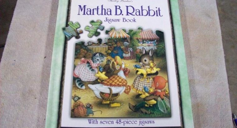 MARTHA B RABBIT JIGSAW PUZZLE BOOK