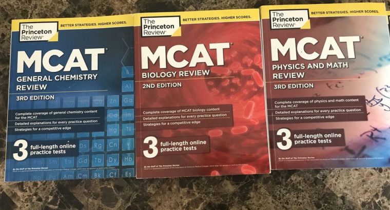 MCAT Princeton Review books