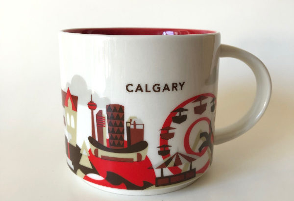 CALGARY Alberta Canada Starbucks Mug YOU ARE HERE Collection