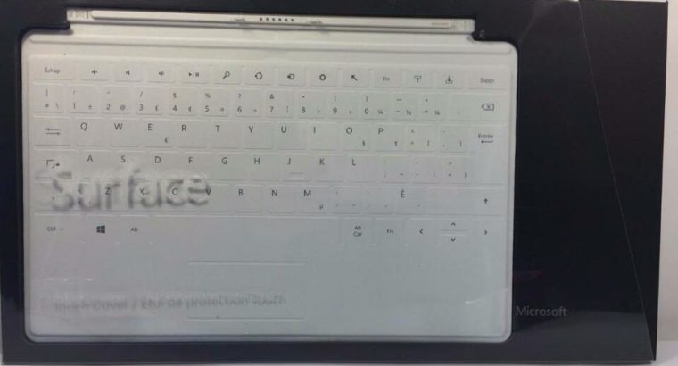 Microsoft Touch Cover Keyboard for Surface French Layout- White