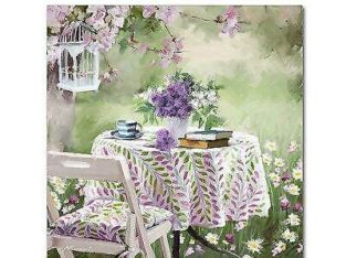 Trademark Fine Art ‘Outdoor Table’ Print on Canvas