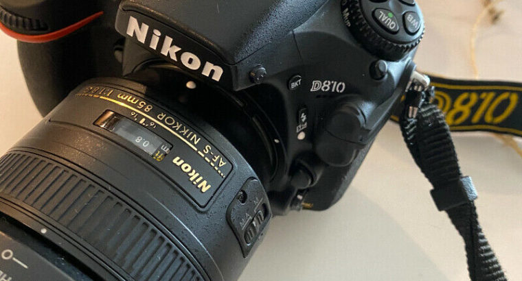 Brand new Nikon D810 body in an excellent condition