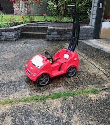 Little Tikes Quiet Drive Buggy/Push Car – Red Ride On
