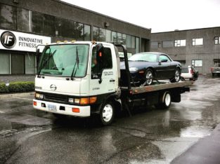 Towing and scrap car removal (flatbed tow truck)