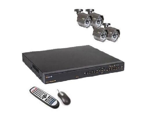 Q-SEE 8-Channel H.264 D1 DVR w/ 1TB HDD, 4 IR Camera & Accessory