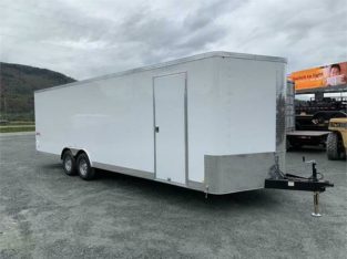 NEW 8 1/2×24 TNT TRAX ENCLOSED CAR TRAILER 10,000lb