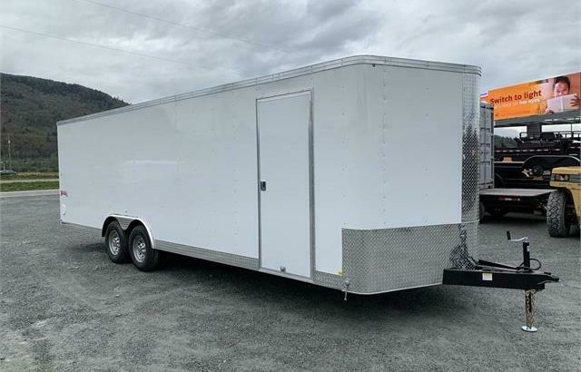 NEW 8 1/2×24 TNT TRAX ENCLOSED CAR TRAILER 10,000lb