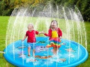 NEW Kids Water Blue Play Mat With Sprinkler FLASH SALE 50% OFF!