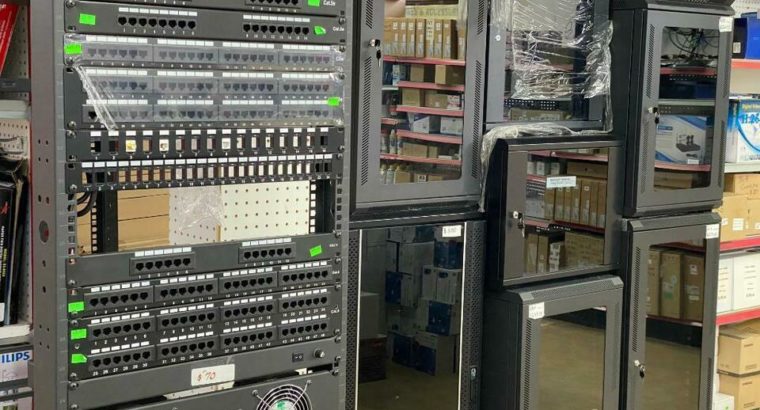 SERVER CABINET , WALL MOUNTABLE CABINETS, SERVER RACKS, SERVER SHELF, MEDIA SHELVES AVAILABLE AT ANGEL ELECTRONICS MISSI