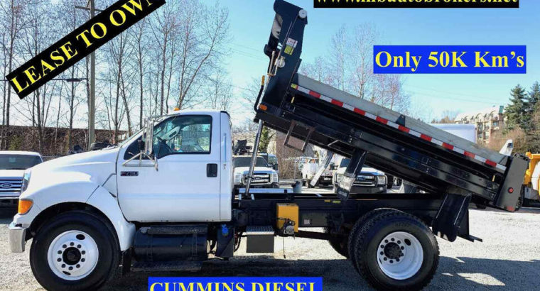 2011 FORD F750 – 11.5 FT DUMP TRUCK *CUMMINS DIESEL* ONLY 50K