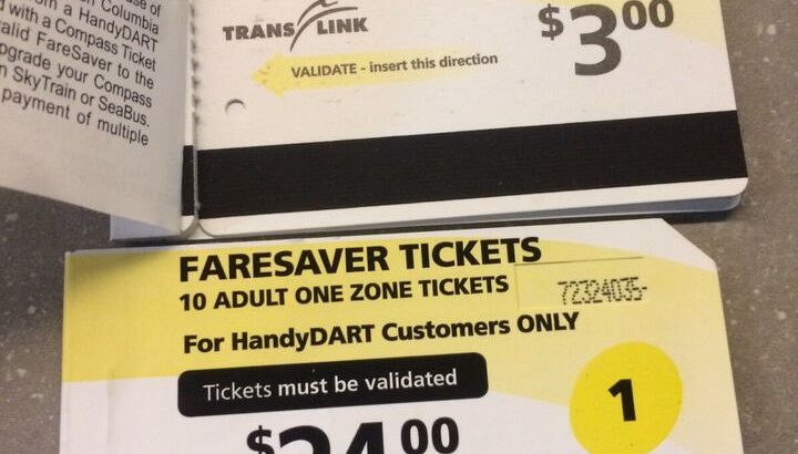 Handy Dart tickets