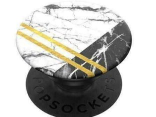 Popsockets POP 801117 Universal Cell Phone Top – Art Deco Marble (New Others)