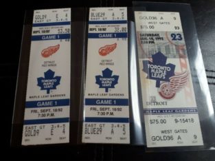 Vintage Toronto Maple Leafs Tickets – 1973-2019