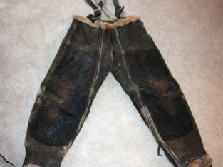 WWII US Navy Leather Flying Pants