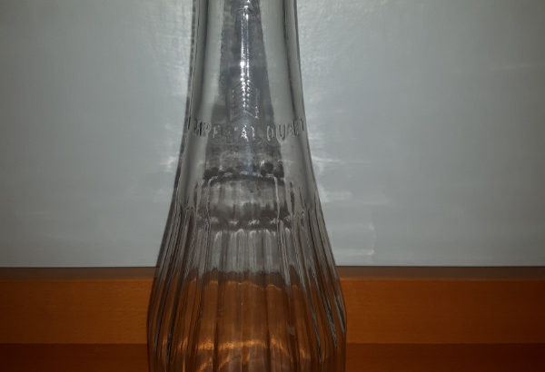 VINTAGE MARVELUBE GLASS 1 IMPERIAL QUART BOTTLE 1932