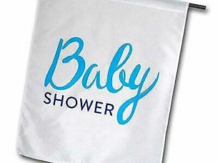 3dRose Baby Shower Polyester 18 x 12 in. Garden Flag