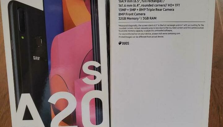 PROMOTION Brand New unlocked Samsung A20s Dual SIM 32GB