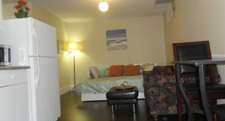 furnished basement suite min one month rental or longer