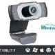 Promo! Vimtag webcam 1080P HD with microphone for skype, video calls , USB Plug and Play,VIMTAG-USB-WIDESCREEN-1080P